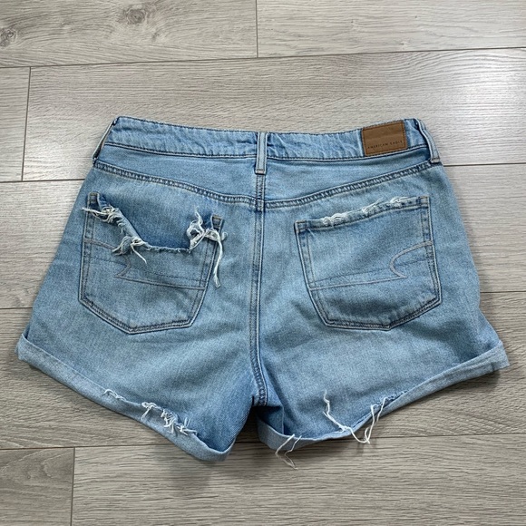 AEO Tomgirl Midi Jean Shorts - Picture 3 of 11